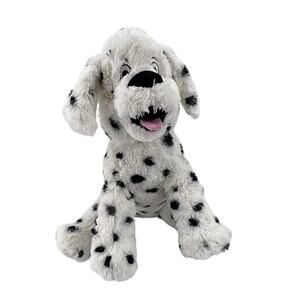 Bear Factory Vintage 2001 Dalmatian Dog Puppy Plush Stuffed Animal Sits White